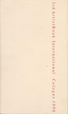 3rd ArtistBook International Cologne 1996