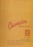 Notebooks I-II-III