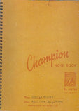 Notebooks I-II-III
