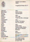 Angebote Winter 76/77