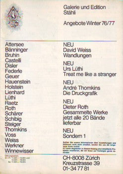 Angebote Winter 76/77