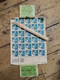 Hoax Post stamp sheet in tube