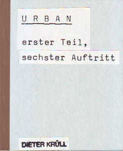 Urban Erster Teil, Sechster Auftritt