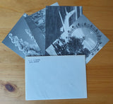 Envelope with 4 invitation postcards, Weserburg Bremen 1999