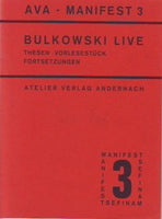 Bulkowski Live  Thesen Vorlesestück Fortsetzungen