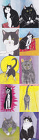 Postcard series - Cats