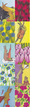 Postcard series - Rabbits & Flowers 1