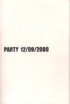 “Party 12/9/2000”