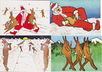 Set of 4 Christmas cards (Din A5)