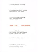 Little Critic Pamphlet No.11  Some Alternatives To The White Cube