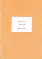 Little Critic Pamphlet No.14  Eight Poems
