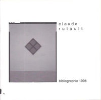 Claude Rutault  Bibliographie 1998