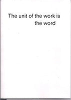 The Unit Of The Work Is The Word
