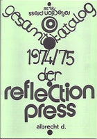 Gesamtkatalog 1974/75 Der Reflection Press
